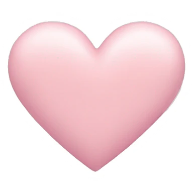 Pastel pink heart sticker