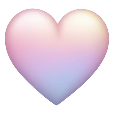 Pastel heart sticker