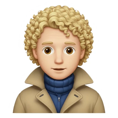Man with Curly Hair – Blonde curls wearing winter clothes




 sticker