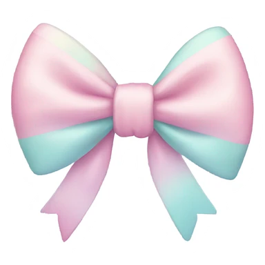 Pastel bow  sticker