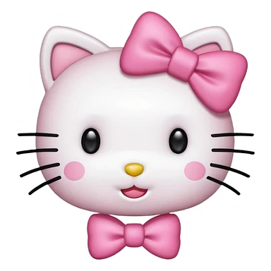 hello kitty cheering sticker