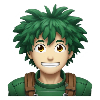 Deku from mha sticker