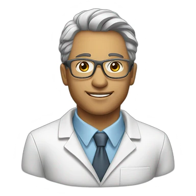 Sport chemical scientist for peace sticker