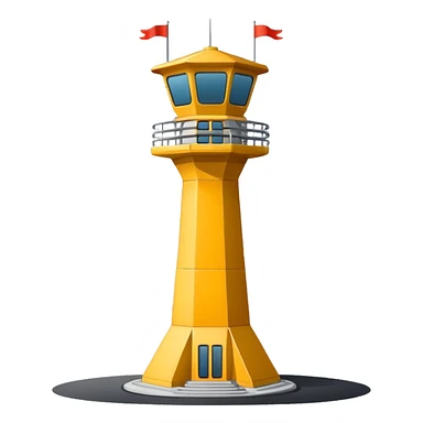 air traffic control tower sticker