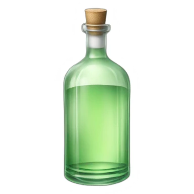 bottle of clear absinthe sticker
