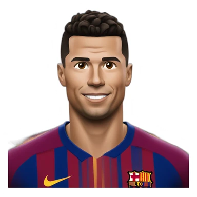 Ronaldo au Barcelone sticker