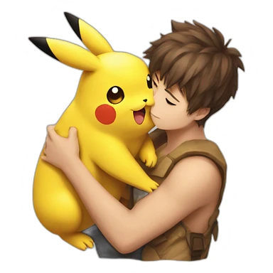 Pikachu qui est amoureux sticker