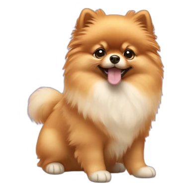 Pomeranian puppy sticker