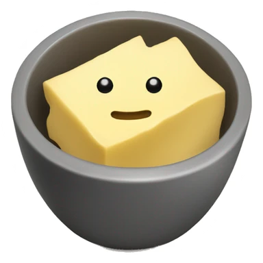 butter in bowl sticker