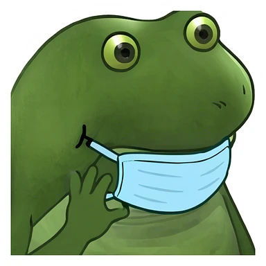 Mascarilla facial  sticker