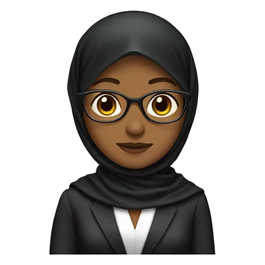 Lawyer wear hijab sticker