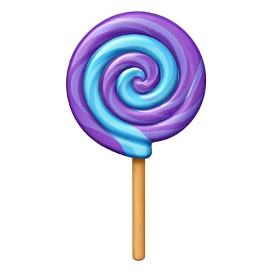 lolipop roxo e azul sticker