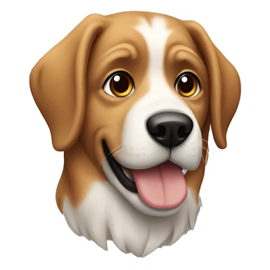 Dog with cristhmans sticker