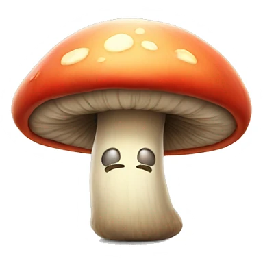 angry mushroom with face sticker