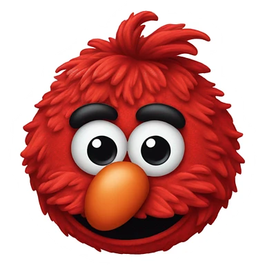 Cute Elmo head sticker