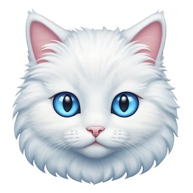 gato blanco sticker