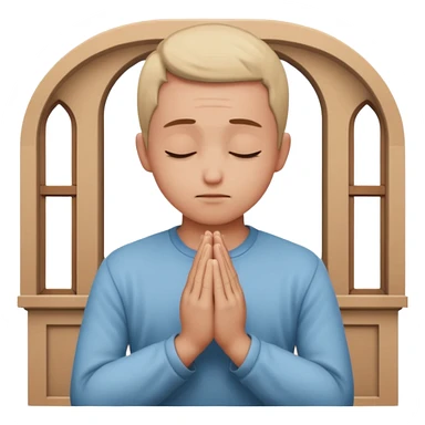 pray to the lord in the peace of our home sticker