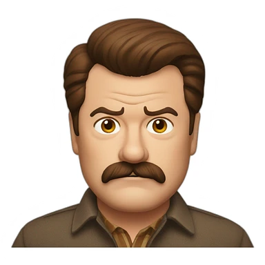 Ron-swanson sticker