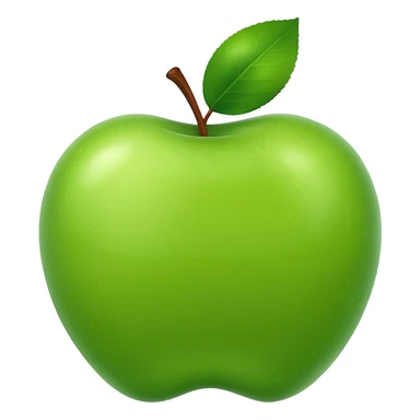 green apple sticker