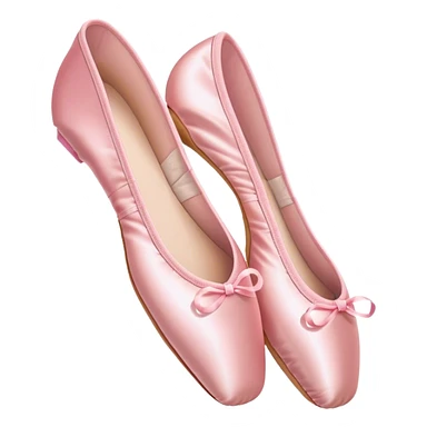Pink ballet pointe shoes sticker
