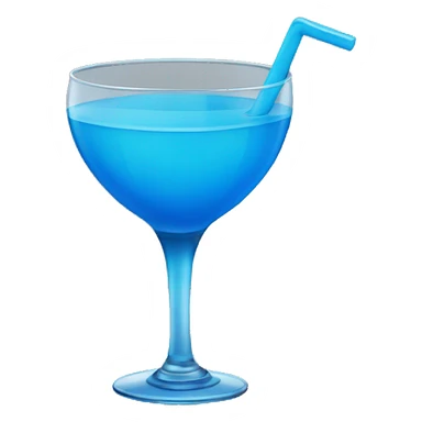 blue drink sticker