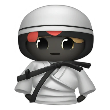 blackbelt Sushi Ninja sticker