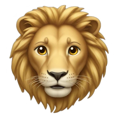 Female lion sticker