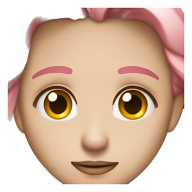 Blushing and looking down sticker