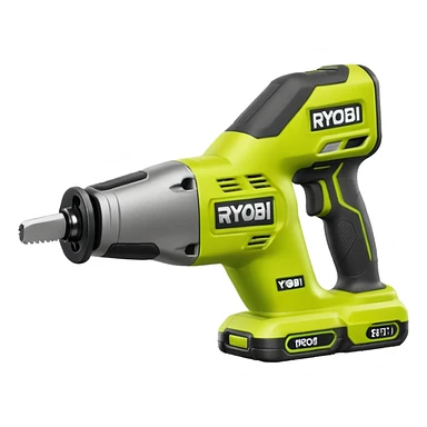 RYOBI ONE+ 18V Cordless Reciprocating saw battery  sticker