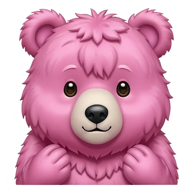 pink bear sticker
