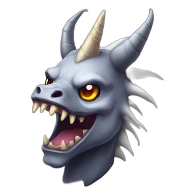 licorne dark démon sticker