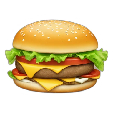burger in a CD , earphone , MD sticker