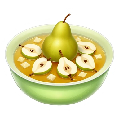 chinese pear dessert soup sticker