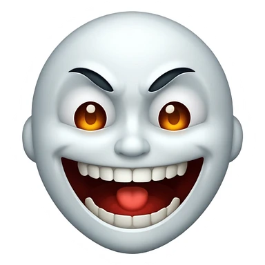 Creepy laugh sticker