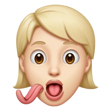 longer tongue  sticker
