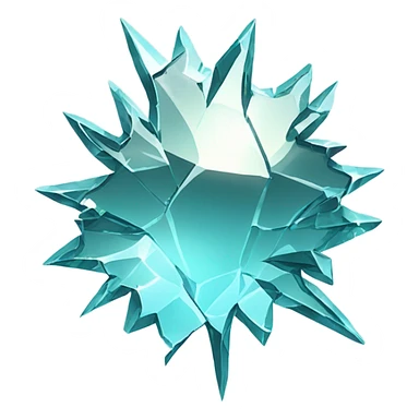 Shattered glass sticker