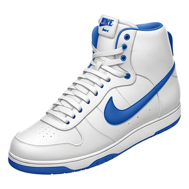Nike shoes white street shoes sticker