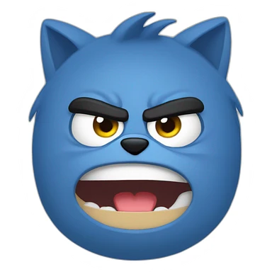 angry-bluey sticker