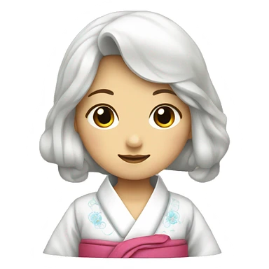 Hanbok dress only sticker