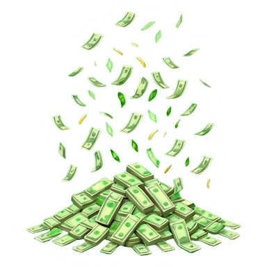 money rain sticker