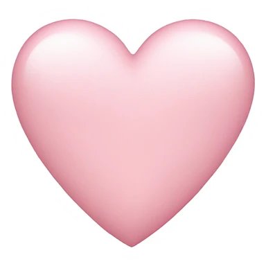 Light pink heart sticker