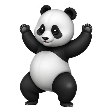 twerking panda sticker