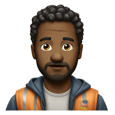 American holding oil photorealistic serious sticker