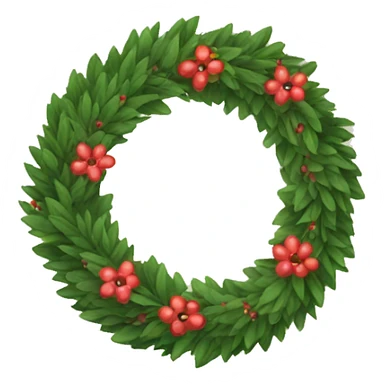 Wreath sticker
