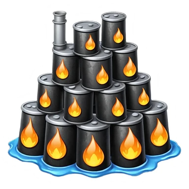 oil refining waste sticker