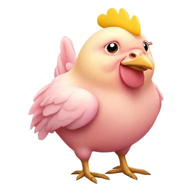 Chicken and pig  sticker