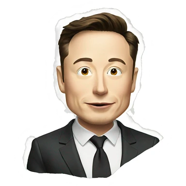 elon musk with money sticker