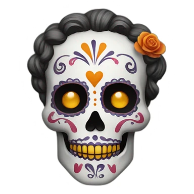 dia dos muertos sticker