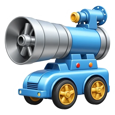 The water cannon machine sticker