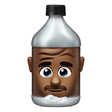 P Diddy with baby oil bottle sticker